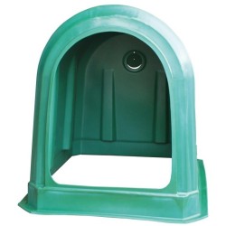 Abri niche en résine La Gée pour veaux et chiens - Triangle