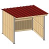 Abri de prairie simple pente SP 3x3 m en bois Douglas