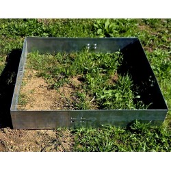 Carré PLANTATION : Carré potager en acier galvanisé 94x94cm | Triangle