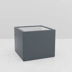 Jardinière carrée EOS 1200x1200x1000 mm gris anthracite mate