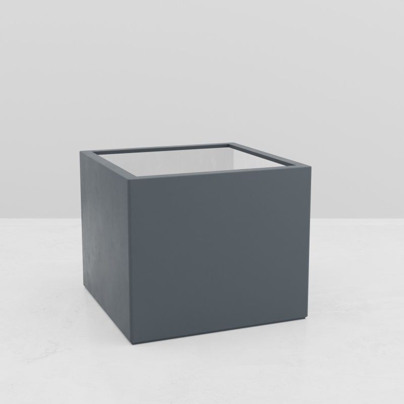 Jardinière carrée EOS 1200x1200x1000 mm gris anthracite mate