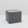 Jardinière carrée EOS 1200x1200x1000 mm gris anthracite mate