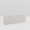 Jardinière rectangulaire Gaia 2000 mm - Blanc pur mat