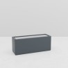 Jardinière rectangulaire Gaia 2000 mm - Gris anthracite mat