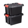 Coffre plastique de rangement 85 Litres avec couvercle