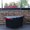 Coffre plastique de rangement 85 Litres avec couvercle