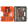 Coffret de douilles 1/4"-1/2" et clés mixtes - 92 PCS