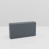 Jardinière haute Helios 1500x300x800 mm Gris Anthracite