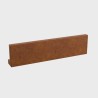 Bordure de soutènement corten 2000 x 250 x 500 mm