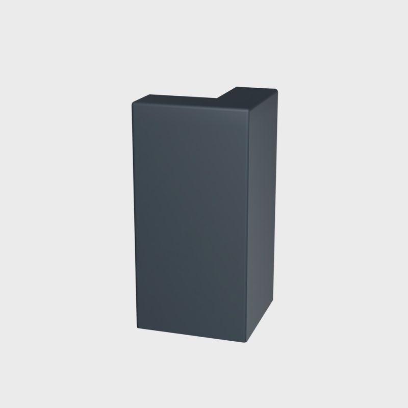 Angle rentrant pour bordure Gris Anthracite 250x250x500 mm
