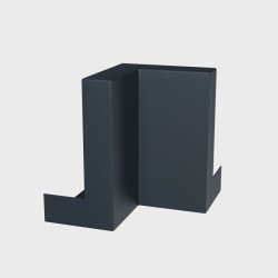 Angle sortant pour bordure Gris Anthracite 250x250x500 mm