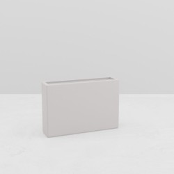 Jardinière haute Helios 1500x300x800 mm - Blanc pur