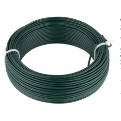 2x25m Fil tension plastifié vert Ø2.7mm