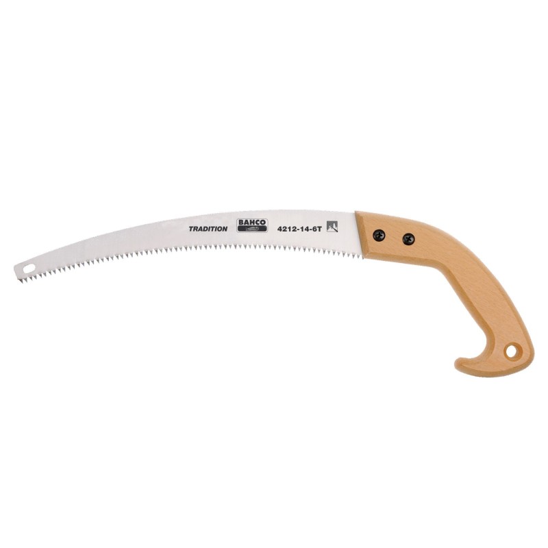 Scie arboricole 28 cm BAHCO manche bois