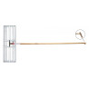 Râteau égalisateur 760 mm Polet Click Pro galvanisé avec manche