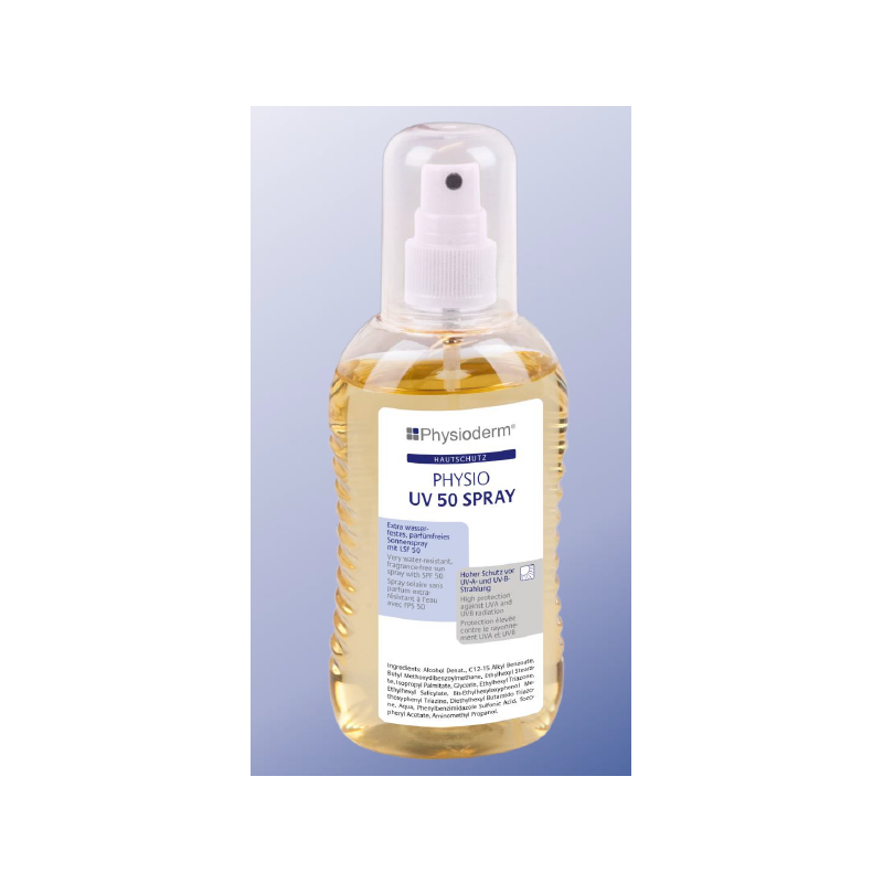 Spray solaire professionnel FPS 50 PHYSIO UV 50 - 200 ml