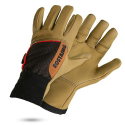 Gants de protection en cuir pour pose de barbelés et clôture