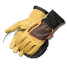 Gants de protection en cuir pour pose de barbelés et clôture