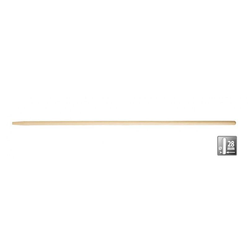 Manche frêne conique, Ø28mm, 160cm