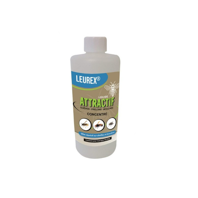 Attractif concentré liquide pour guêpes, frelons et mouches