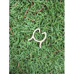 100 clips de tuteurage Ø18mm compostables