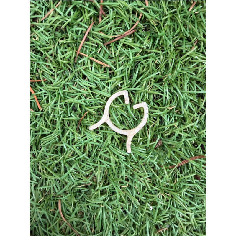 100 clips de tuteurage Ø18mm compostables