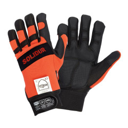 Gants tronçonneuse protection main gauche Classe 1