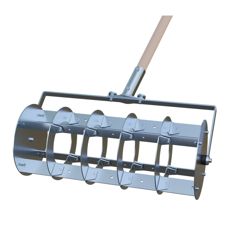 Rouleau marqueur-quadrillage pour maraîchage