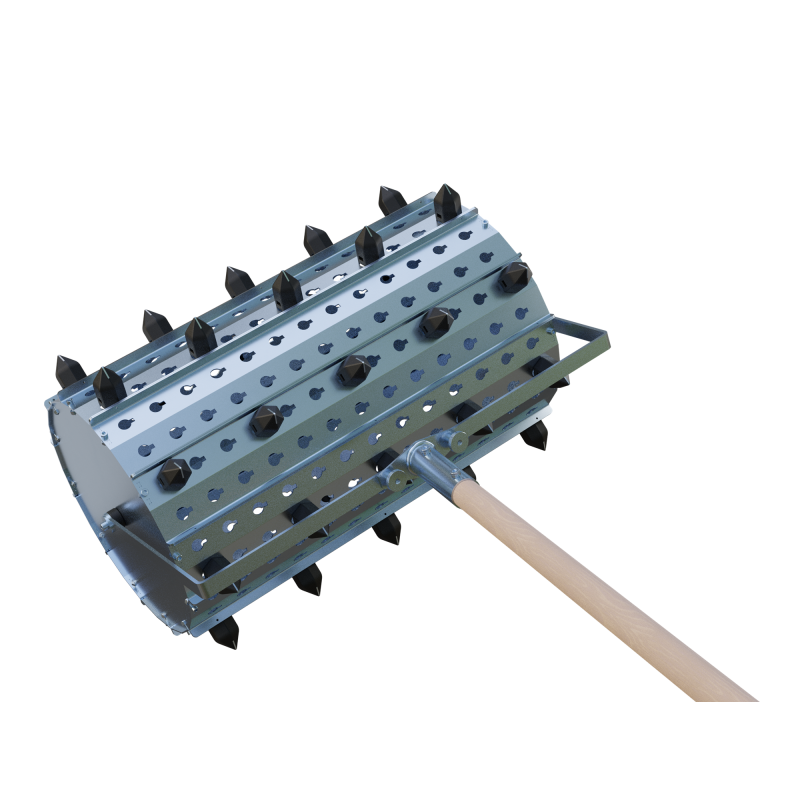 Plantoir roulant Crimper pour maraîchage sans travail du sol