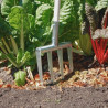 Mini-grelinette, mini-fourche d'aération pour potager et maraîchage