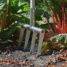 Mini-grelinette, mini-fourche d'aération pour potager et maraîchage