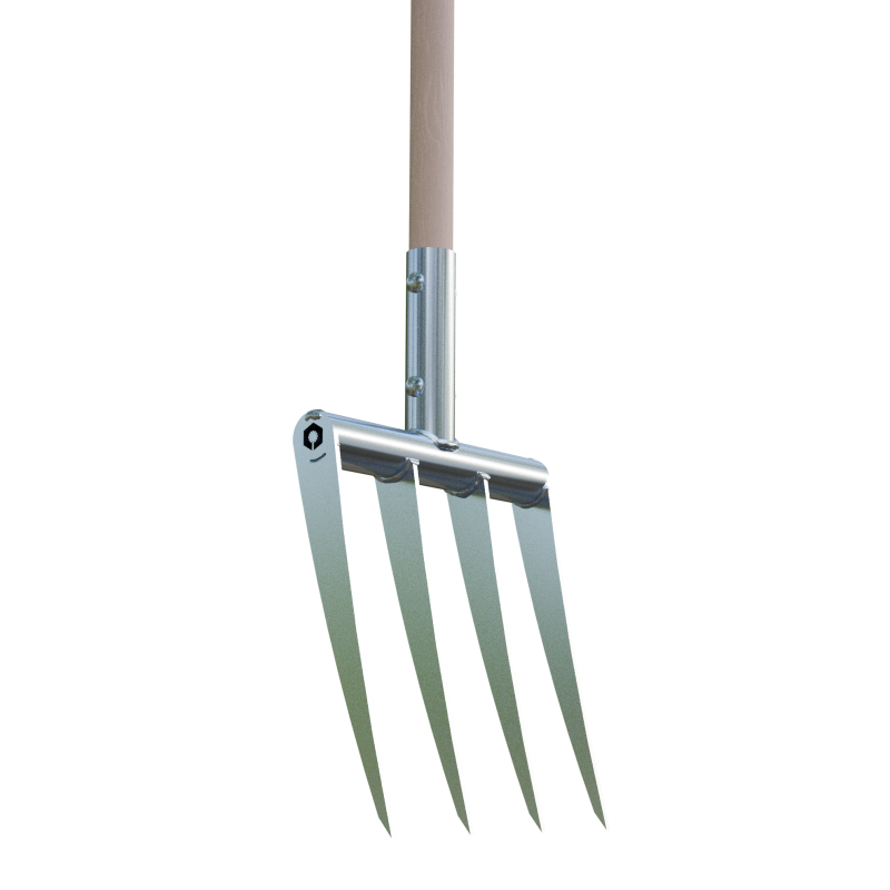 Mini-grelinette, mini-fourche d'aération pour potager et maraîchage