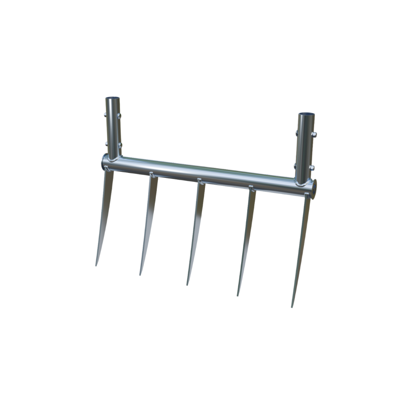 Grelinette professionnelle 65 cm 5 dents pour maraîchage