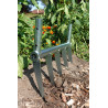 Grelinette professionnelle 65 cm 5 dents pour maraîchage