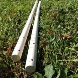 Lot de 2 manches pour grelinette 5 lames