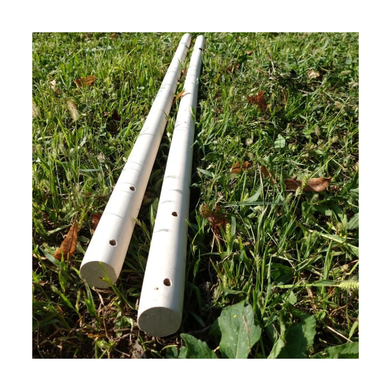 Lot de 2 manches pour grelinette 5 lames