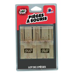 2 Pièges à souris : Lot pratique et fabrication française