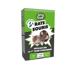 Sachet de blé raticide souricide rats souris