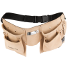 Ceinture porte-outils en cuir réglable 3 ou 6 poches