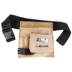 Ceinture porte-outils en cuir réglable 3 ou 6 poches