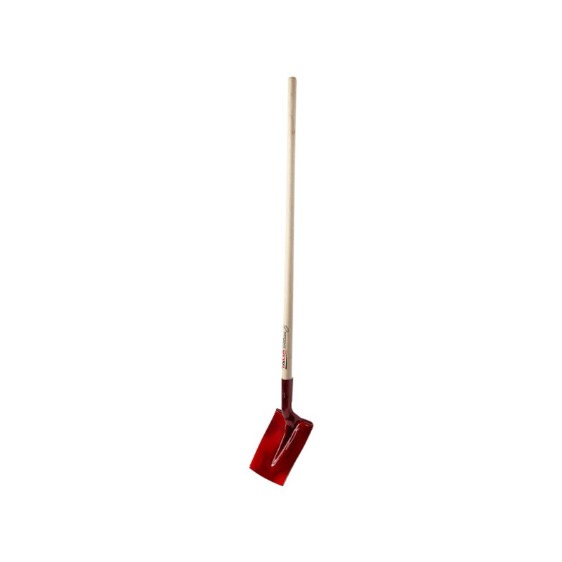 Pelle carrée aluminium Ergal 25 cm super légère avec manche