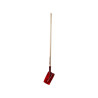 Pelle carrée aluminium Ergal 25 cm super légère avec manche