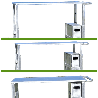 Chariot de travail ergonomique en aluminium pour horticulteurs