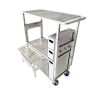 Chariot de travail ergonomique en aluminium pour horticulteurs