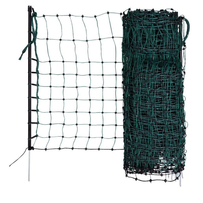 Filet de protection électrifiable H. 65 cm pour cultures