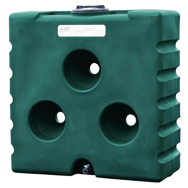 Récupérateur d'eau de pluie 1500L Aquastock - Cuve 1,60m