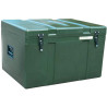Malle de rangement 250L en polyéthylène verte - Coffre transport