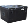 Malle de rangement 250L en polyéthylène verte - Coffre transport
