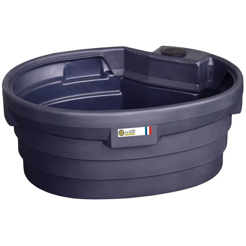 Bac de pâturage ovale Superbac polyéthylène 450L à 1500L