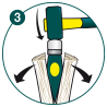Mini-merlin éclateur 1,2 kg Sécuri-T Novagrip 50 cm